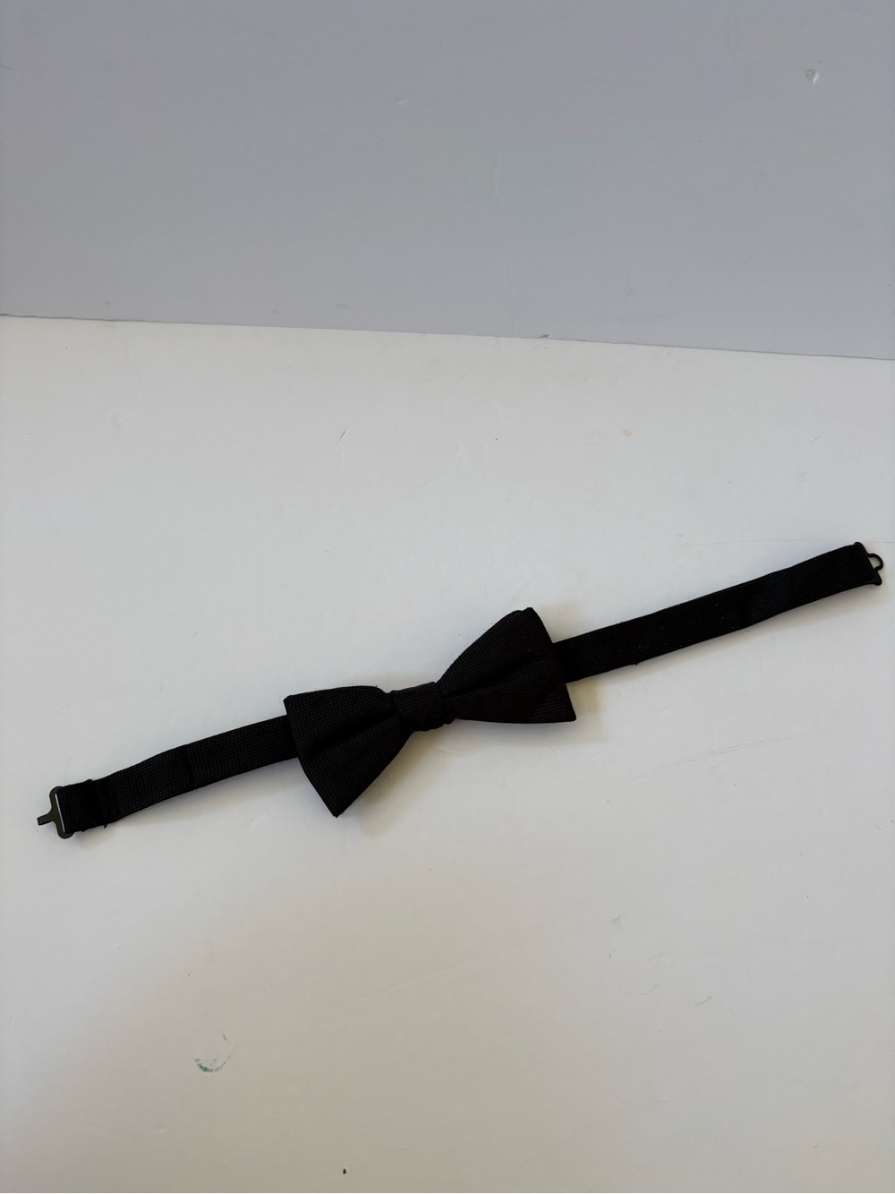 14th Union Silk Black Pre-Tied Bow Tie Wedding Event Party Occasion Adjustable